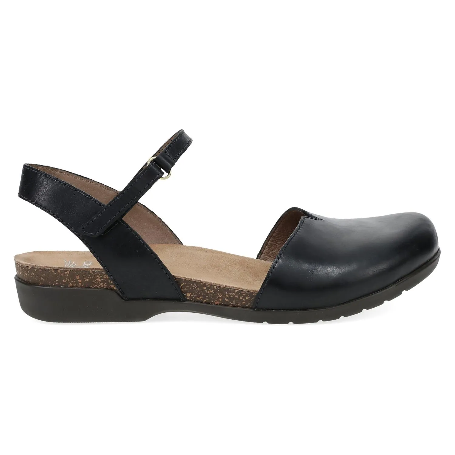 

Туфли Rowan женские Dansko, Black Waxy Burnished