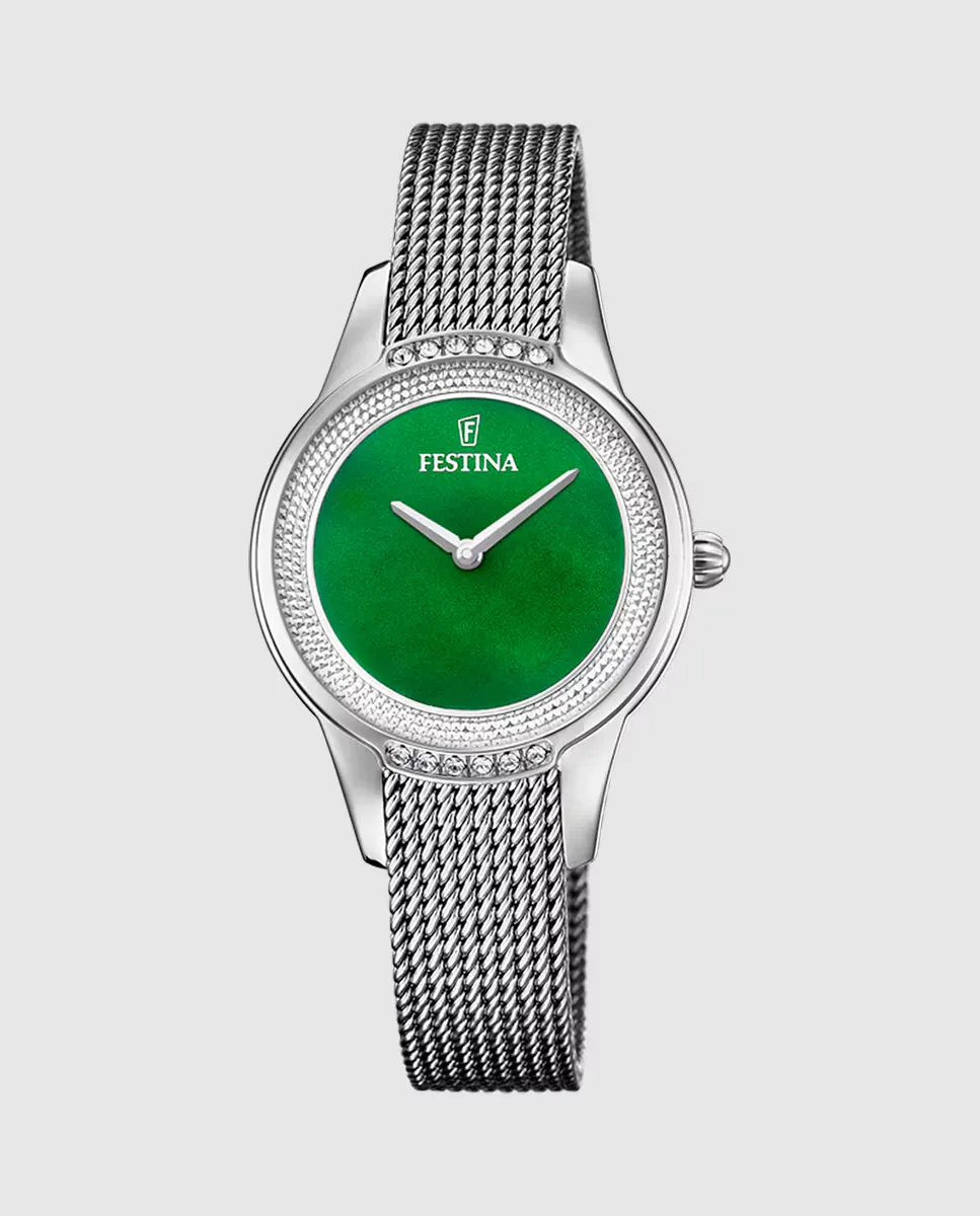 

F20494/7 Женские часы Mademoiselle из серебристой стали Festina, серебряный