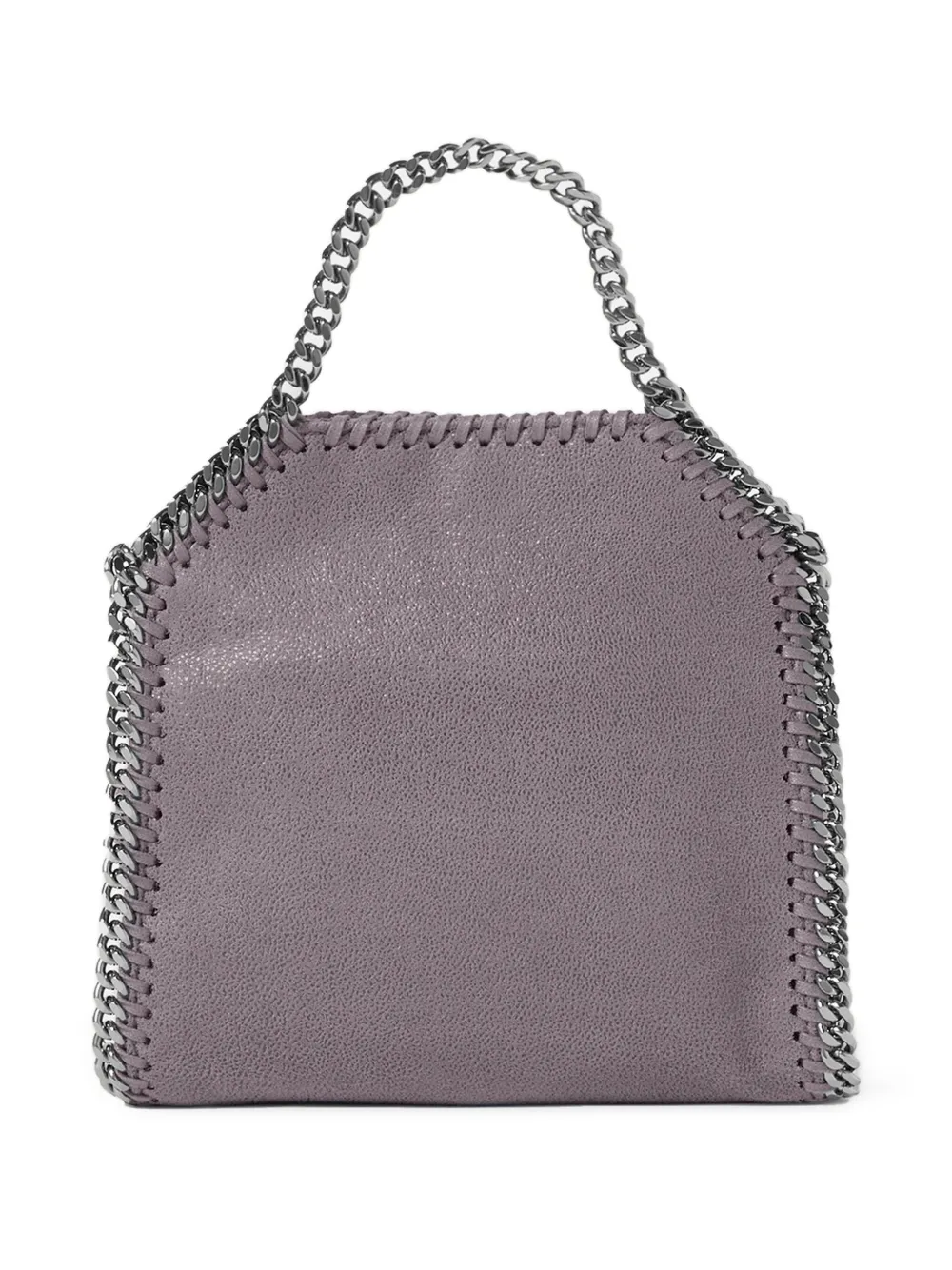 Фактурная сумка на плечо Falabella Stella Mccartney, фиолетовый — фото 2