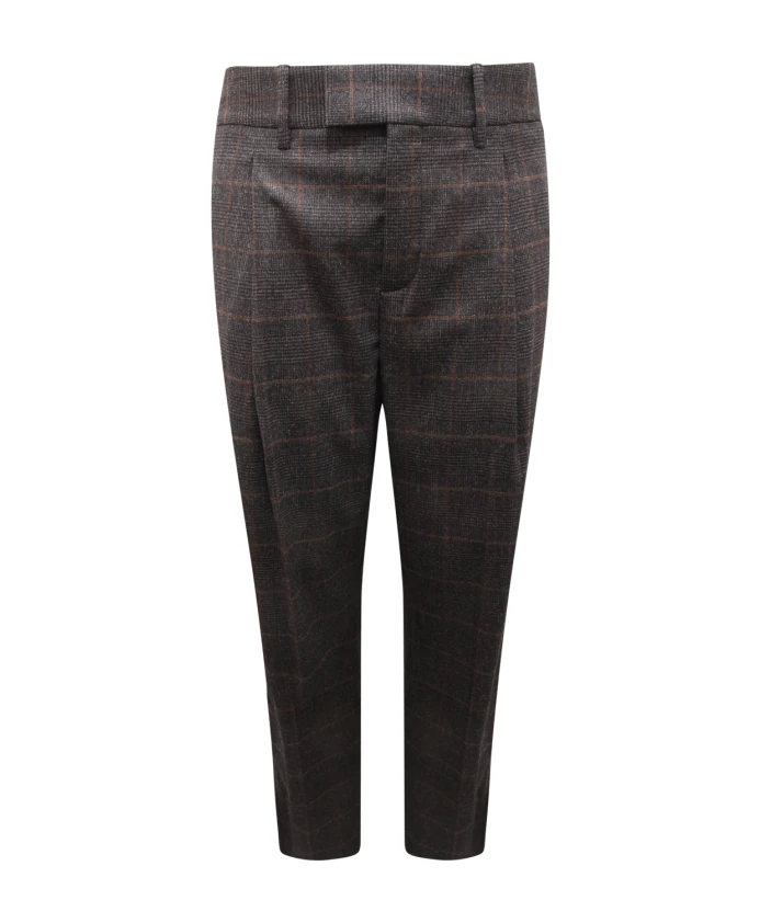 

Брюки с низкой посадкой из шерстяной смеси Neil Barrett, серый