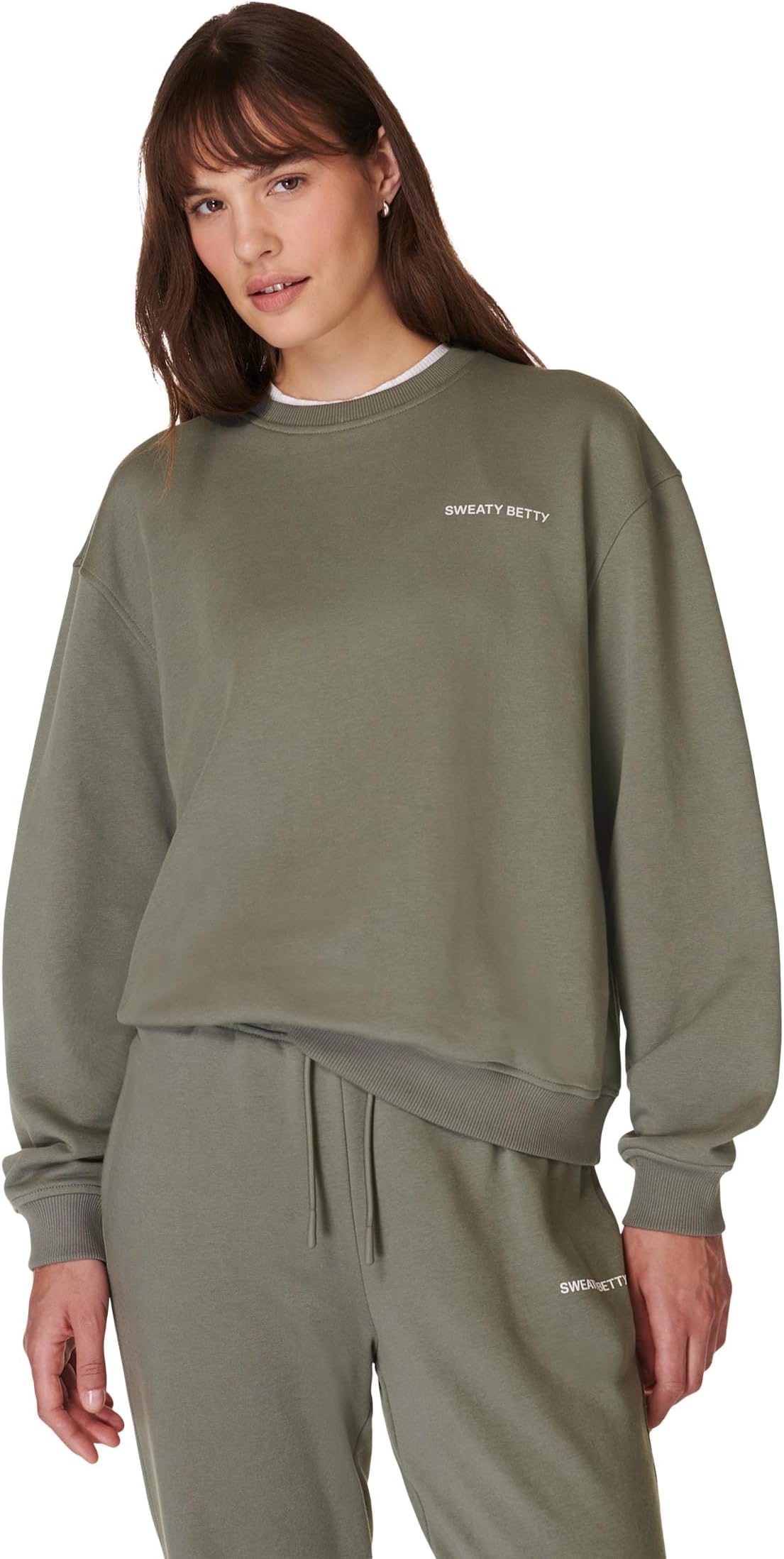 

Толстовка Sweaty Betty Our Strength Is In Each Other Sweatshirt, цвет Umbra Green