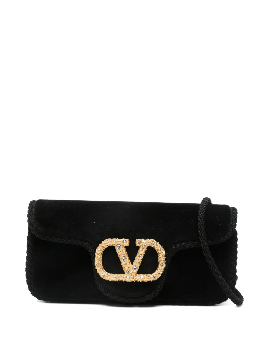 

Декорированный клатч Locò VALENTINO GARAVANI, черный