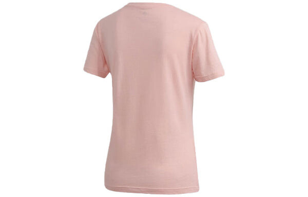 Футболка (WMNS) Adidas Logo T-shirt 'Pink', розовый — фото 2
