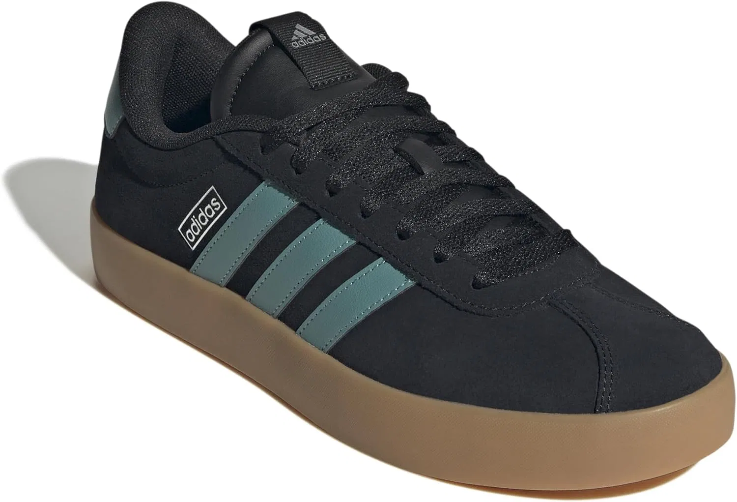 Кроссовки мужские adidas VL Court 3.0, Black/Powder Teal/Silver Metallic — фото 3