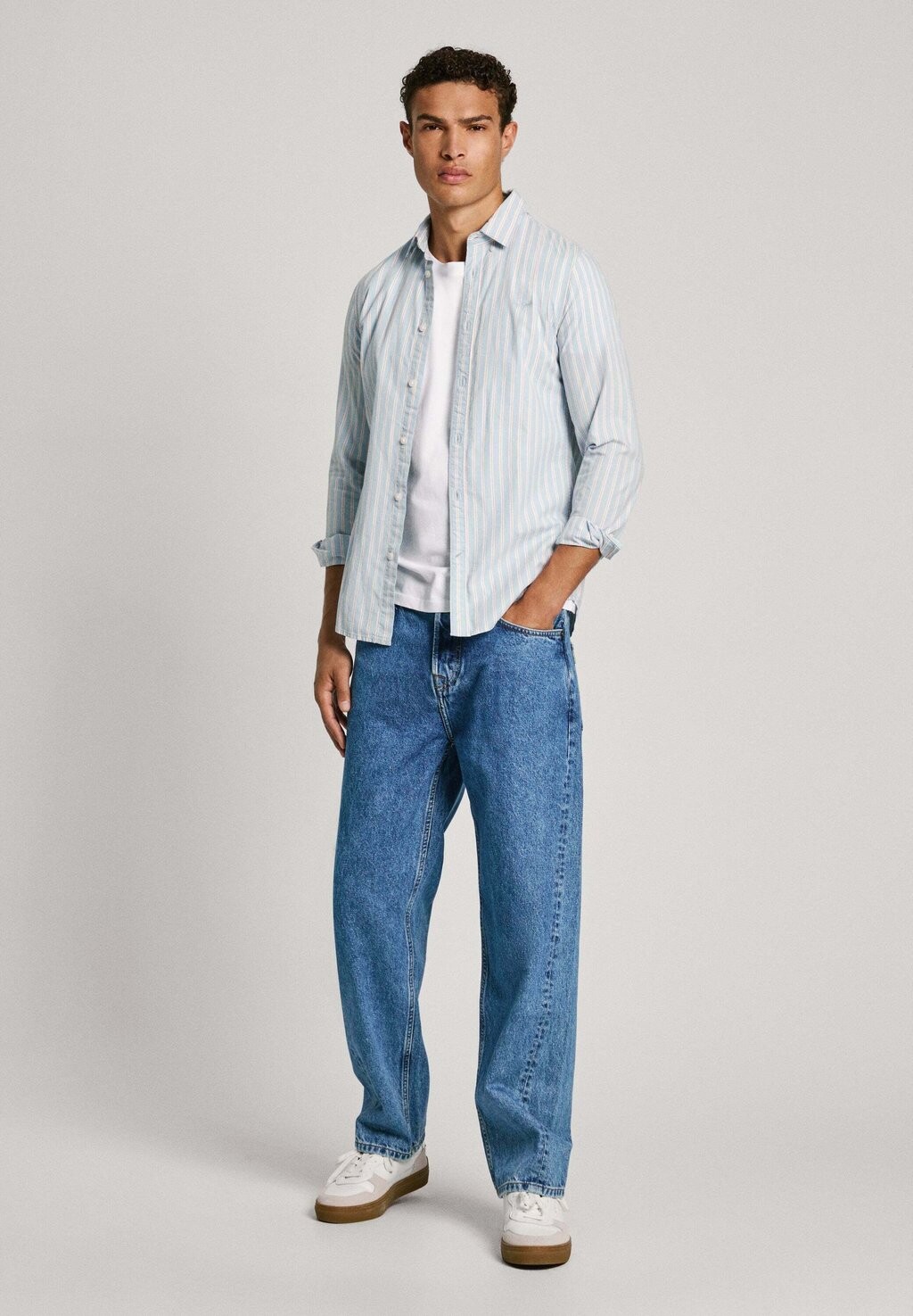 

Рубашка MARIUS Pepe Jeans, синий