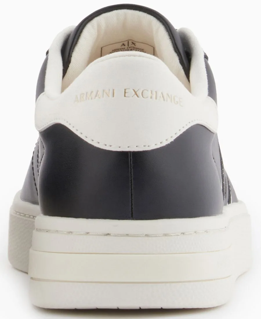 Мужские кроссовки London на шнуровке A|X Armani Exchange, черный/off белый — фото 3