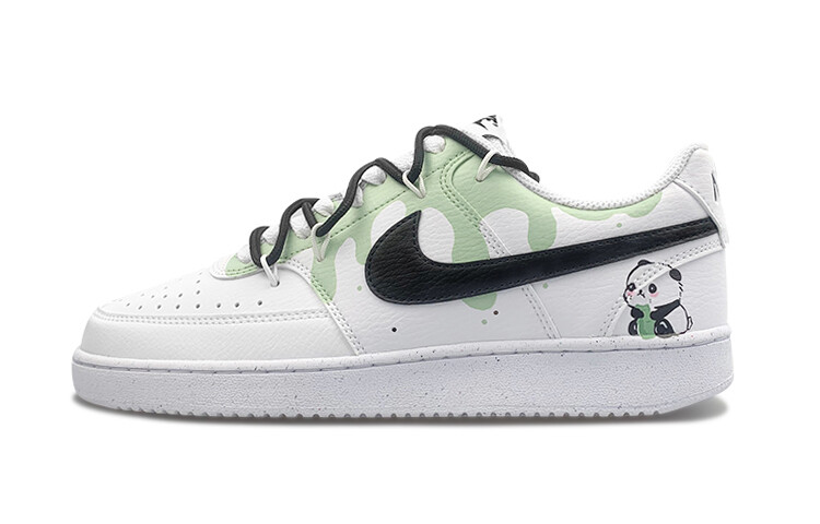 

Кроссовки Nike Court Vision 1 Skateboarding Shoes Men Low-top White/green, белый