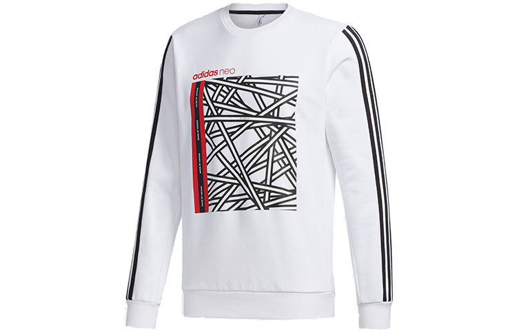 

Adidas Neo Мужская толстовка белая с круглым вырезом, средней толщины, стандартного размера, Белый, Adidas Neo Мужская толстовка белая с круглым вырезом, средней толщины, стандартного размера