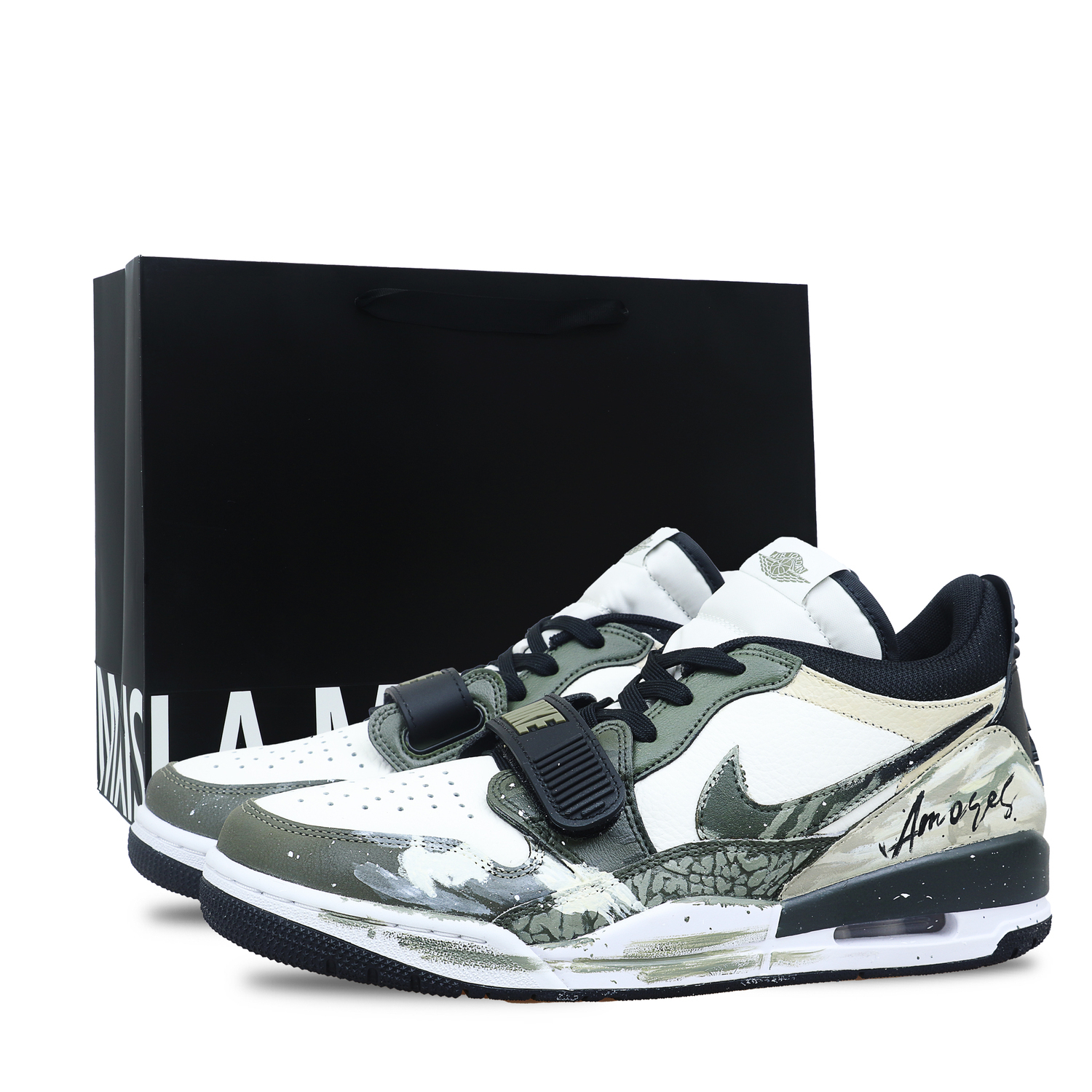 

Jordan Air Legacy Desert Storm низкие детские баскетбольные кроссовки Green Unisex