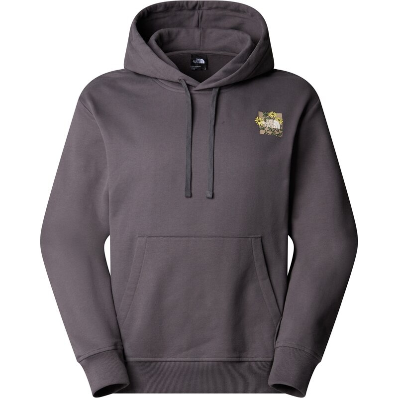 

Толстовка с капюшоном m connect relaxed hooded sweatshirt-grap The North Face, серый