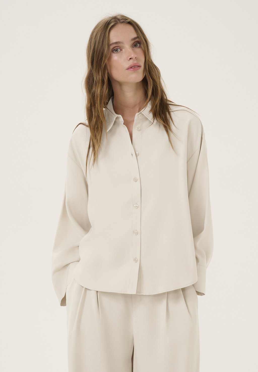 

Блузка на пуговицах CADIZ My Essential Wardrobe, кремовый