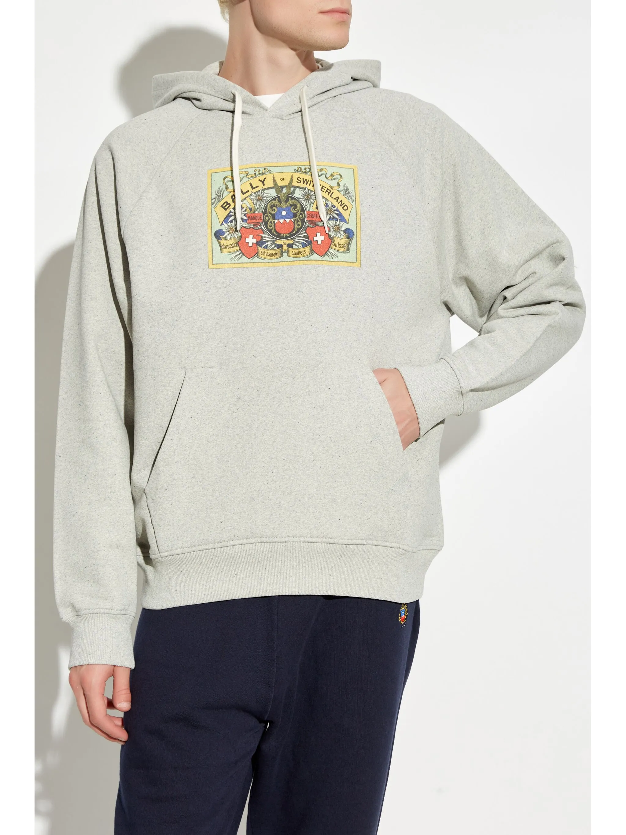 

Худи с логотипом Bally, серый