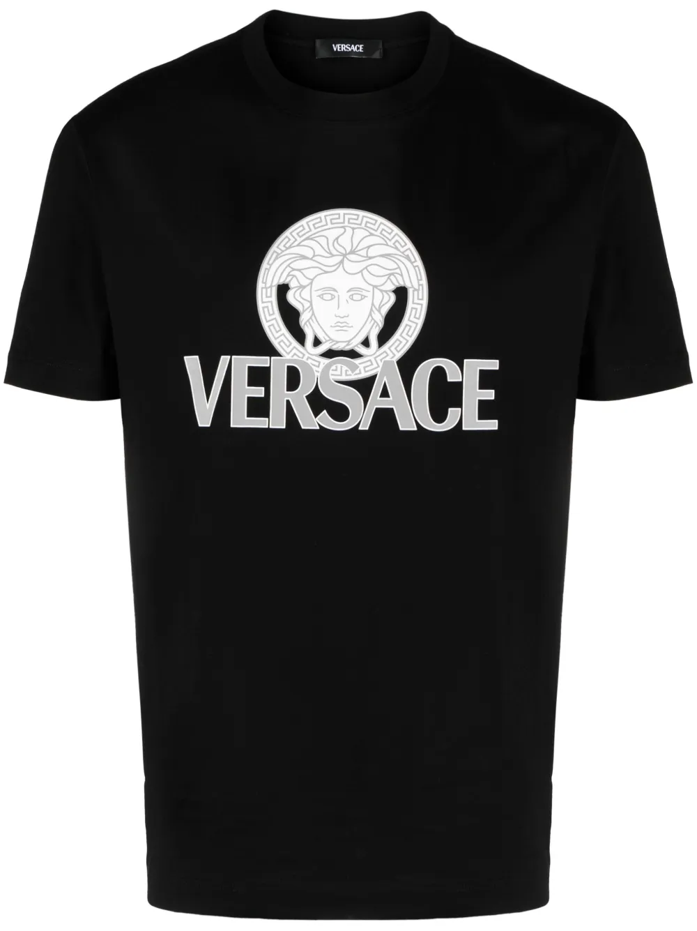 

Футболка с декором Medusa VERSACE, черный
