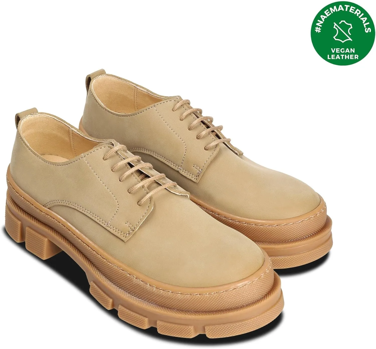 Мужские дерби NAE Vegan Arum Nae Vegan Shoes, бежевый — фото 3