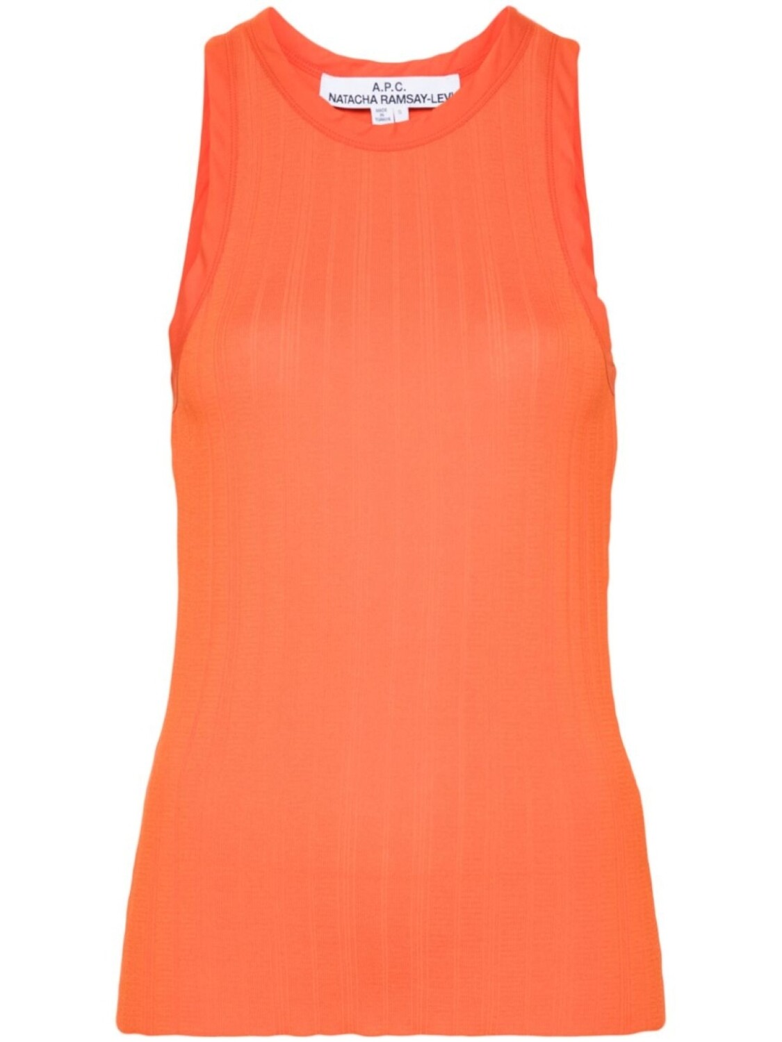 

Майка из ребристого джерси APC Lemaitre A.P.C., оранжевый