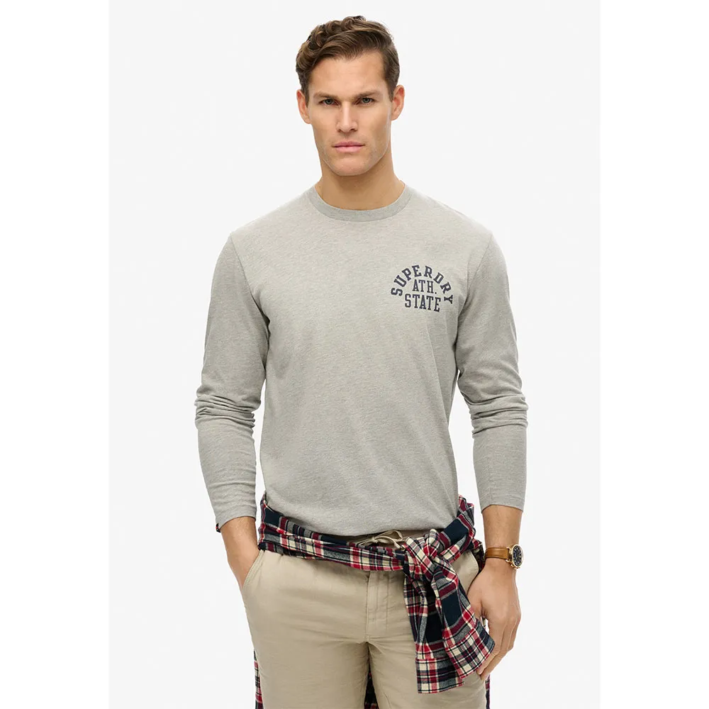 

Лонгслив Superdry Athletic Ess, серый