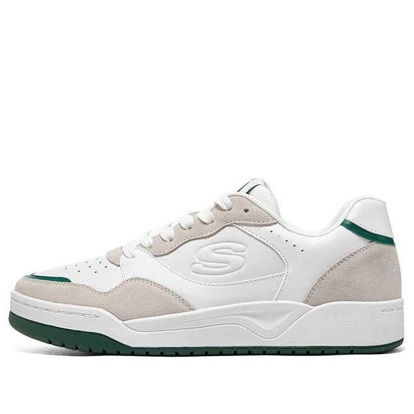 

Кроссовки koopa court 'volley low varsity - white green' Skechers, белый