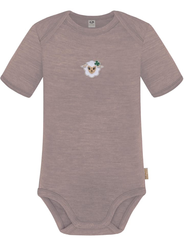 

Normani Outdoor Sports Детский боди с короткими рукавами из мериносовой шерсти, цвет Тауранга, розовый