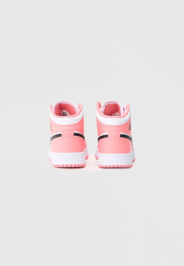 Кроссовки air jordan 1 mid унисекс Jordan, Pink Gaze/Black/White — фото 3
