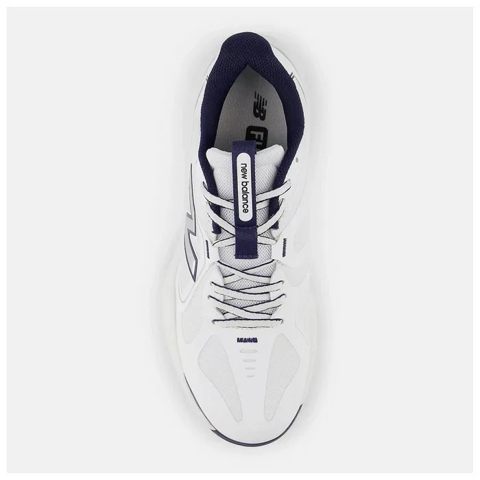 Мужские теннисные кроссовки для всех покрытий «FuelCell 796 v5» от New Balance, White X Navy (4Ra) — фото 4