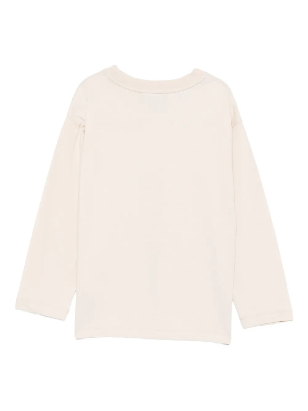Футболка с длинными рукавами и логотипом Emporio Armani Kids, нейтральный — фото 2