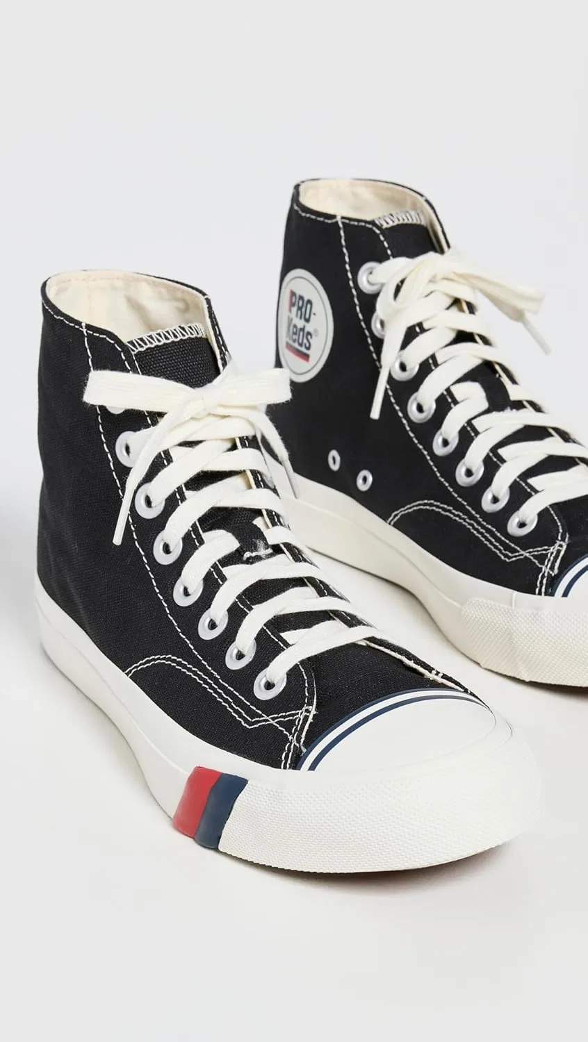 Мужские модные кроссовки Keds Royal Hi на шнуровке, Black — фото 4