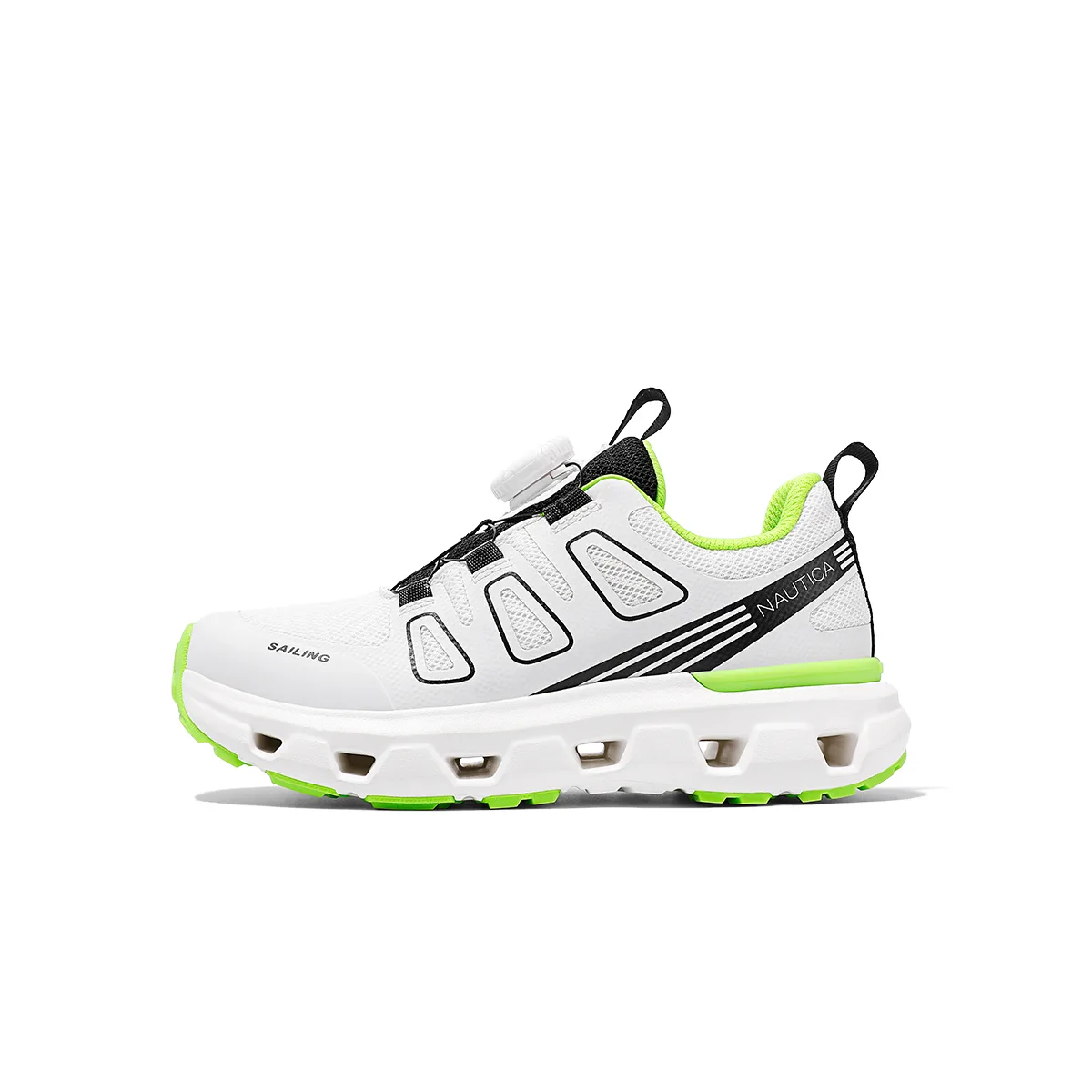 NAUTICA Кроссовки low top для бега green gravel white детские