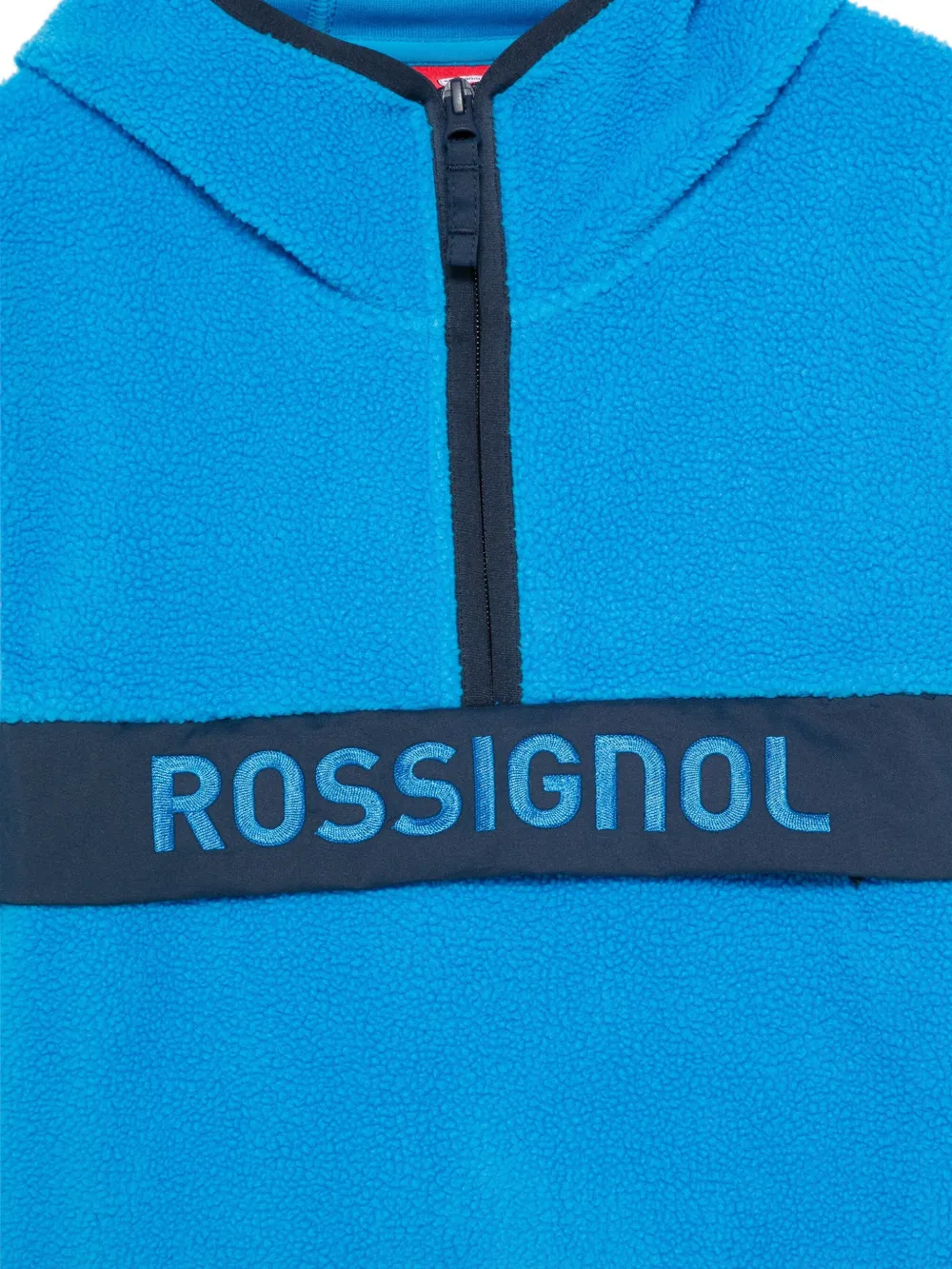 Худи с воротником на молнии Rossignol Kids, синий — фото 3