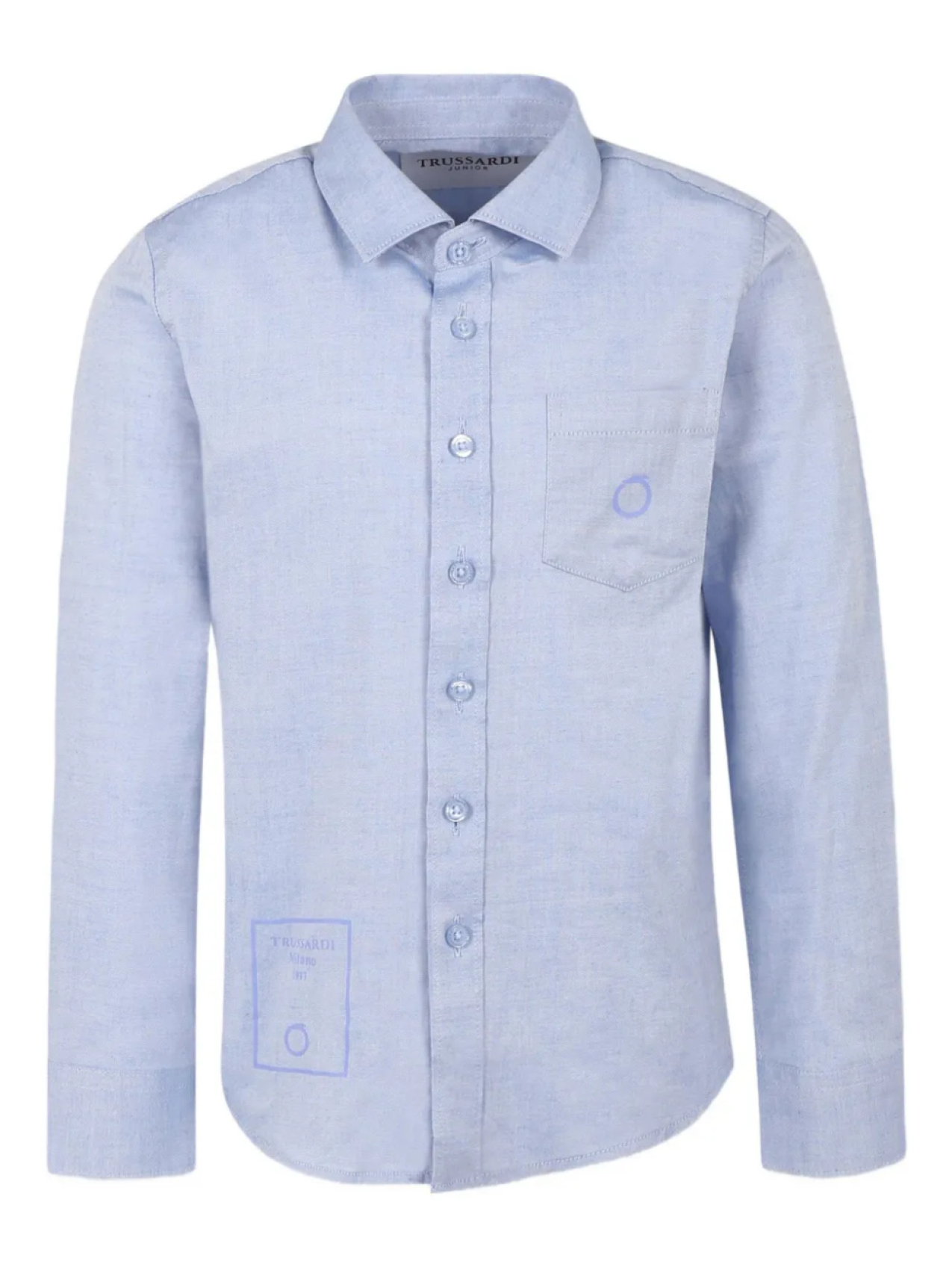 

Рубашка из хлопка TRUSSARDI JUNIOR, синий