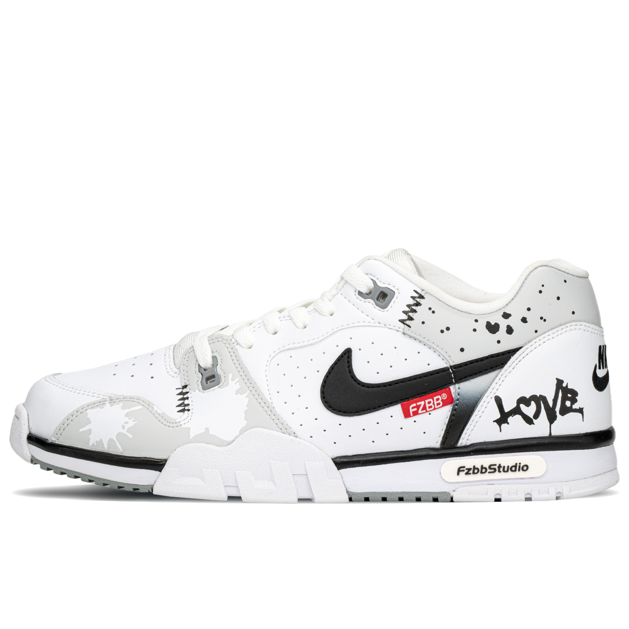 

Кроссовки Nike Air Trainer SC Training Shoes Men Low-top Black/white/gray, черный/белый/серый