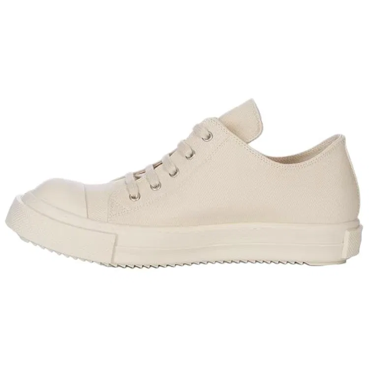 Кроссовки низкие скейтборд Rick Owens DRKSHDW молочно-белые — фото 3