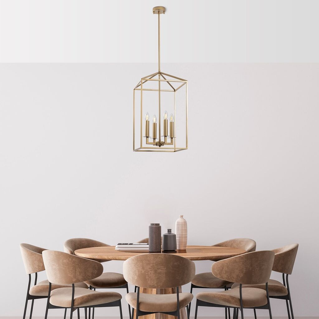 

Opviq, Till-Till FLG, золото, люстра, 35 x 35 x 107 см, металлический корпус