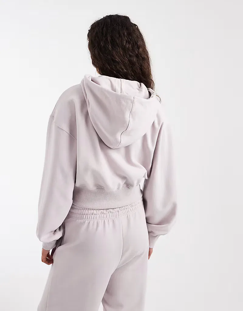 Толстовка Nike Phoenix Fleece на молнии, сиреневый — фото 4