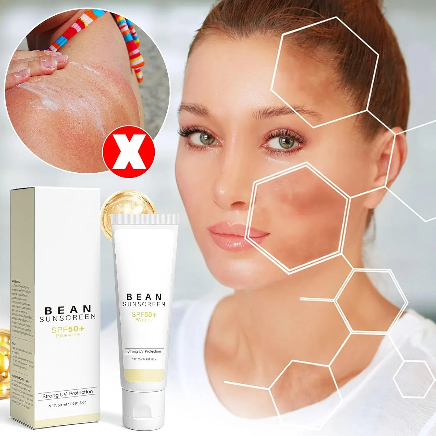 Солнцезащитный крем для лица с SPF 50 Airy Texture от Mixsoon Generisch — фото 3