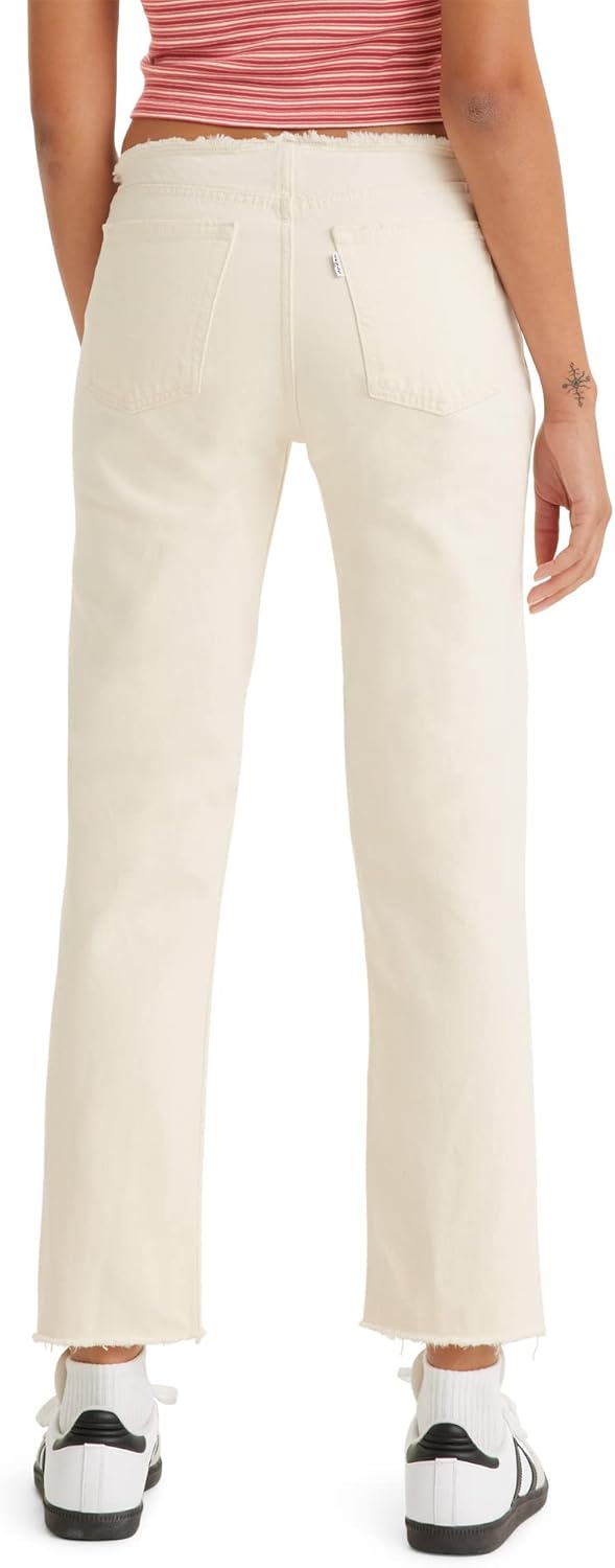 Женские джинсы Levi's Wedgie с рваной талией, (New) White Destructed — фото 3