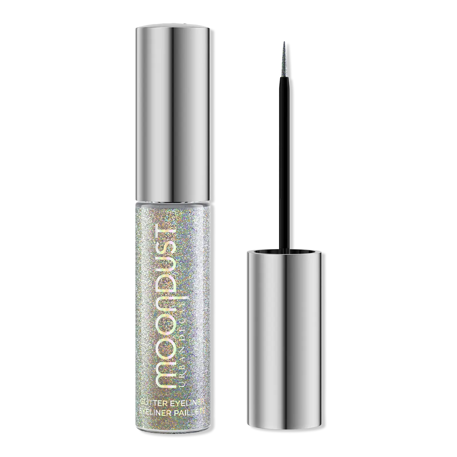 

Жидкая подводка для глаз Moondust с блестками Urban Decay Cosmetics, Disco Daydream (silver holographic glitter)