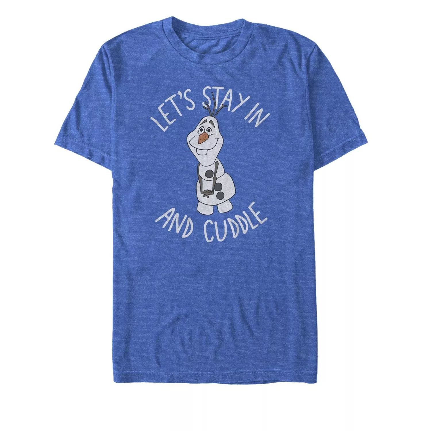

Мужская футболка Frozen Olaf Let's Stay In And Cuddle Licensed Character