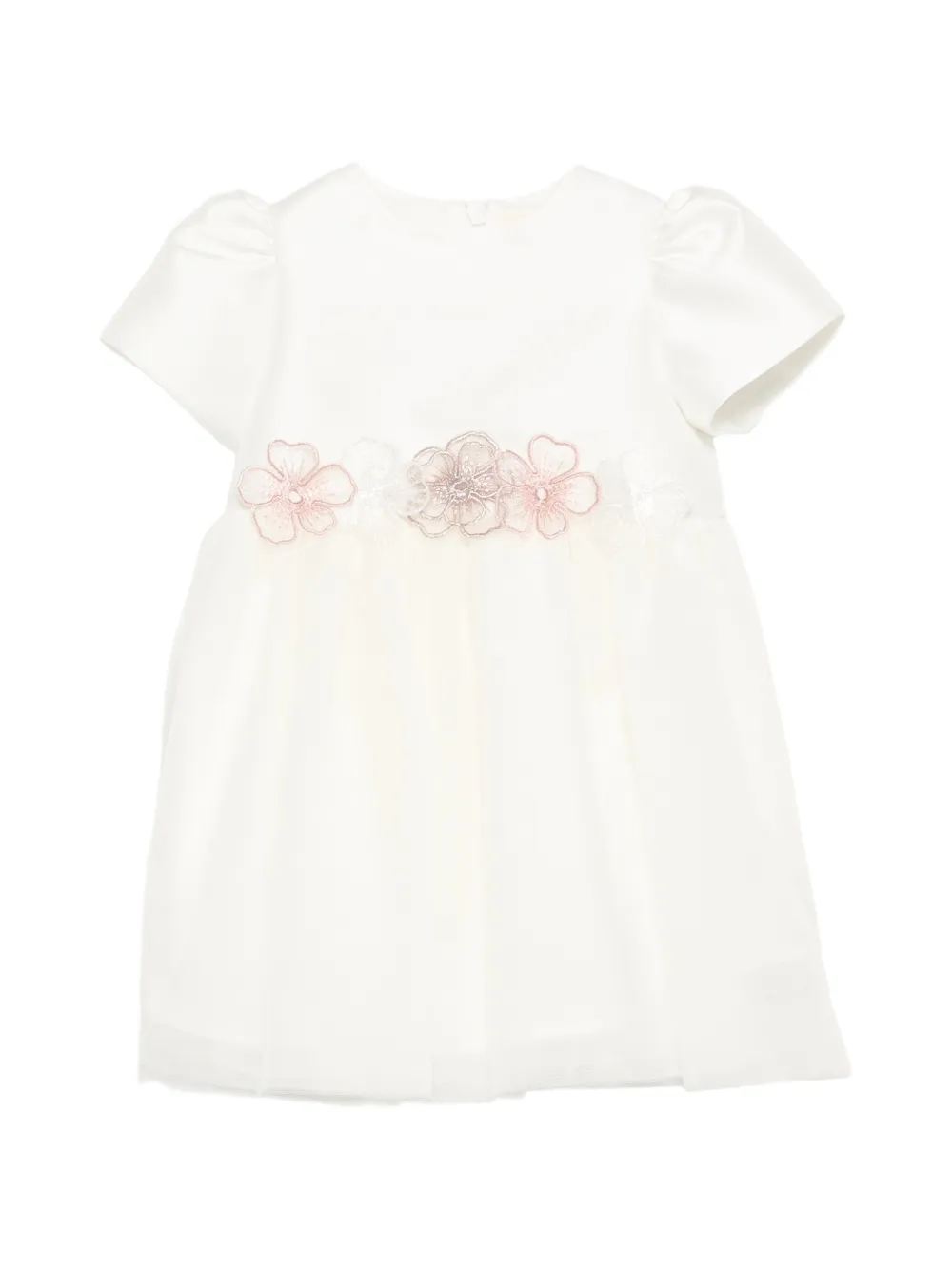 

Платье с цветочными деталями Simonetta, бежевый