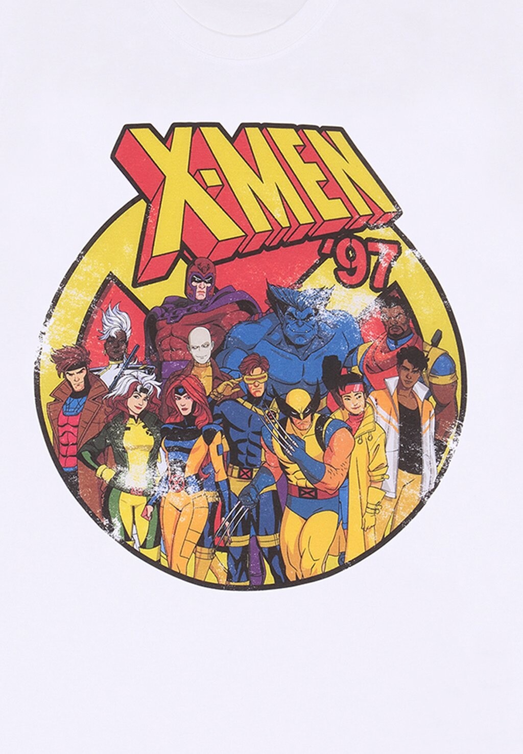 

Футболка с принтом MARVEL COMICS X-MEN TEAM DISTRESSED Henry Tiger, белый