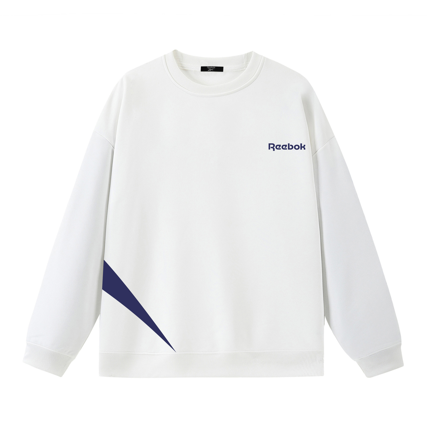 

Свитшот Unisex Crew Neck Moderate Heavyweight Reebok, белый[fleece-lined]