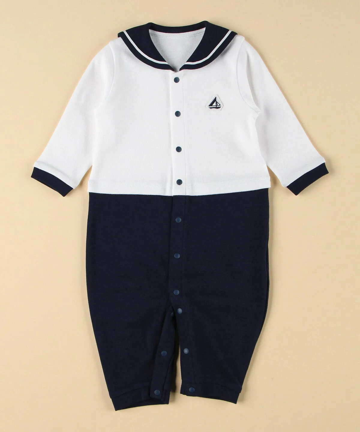 Двусторонняя водолазка с длинным рукавом цвета sailor Comme Ca Ism, Plain