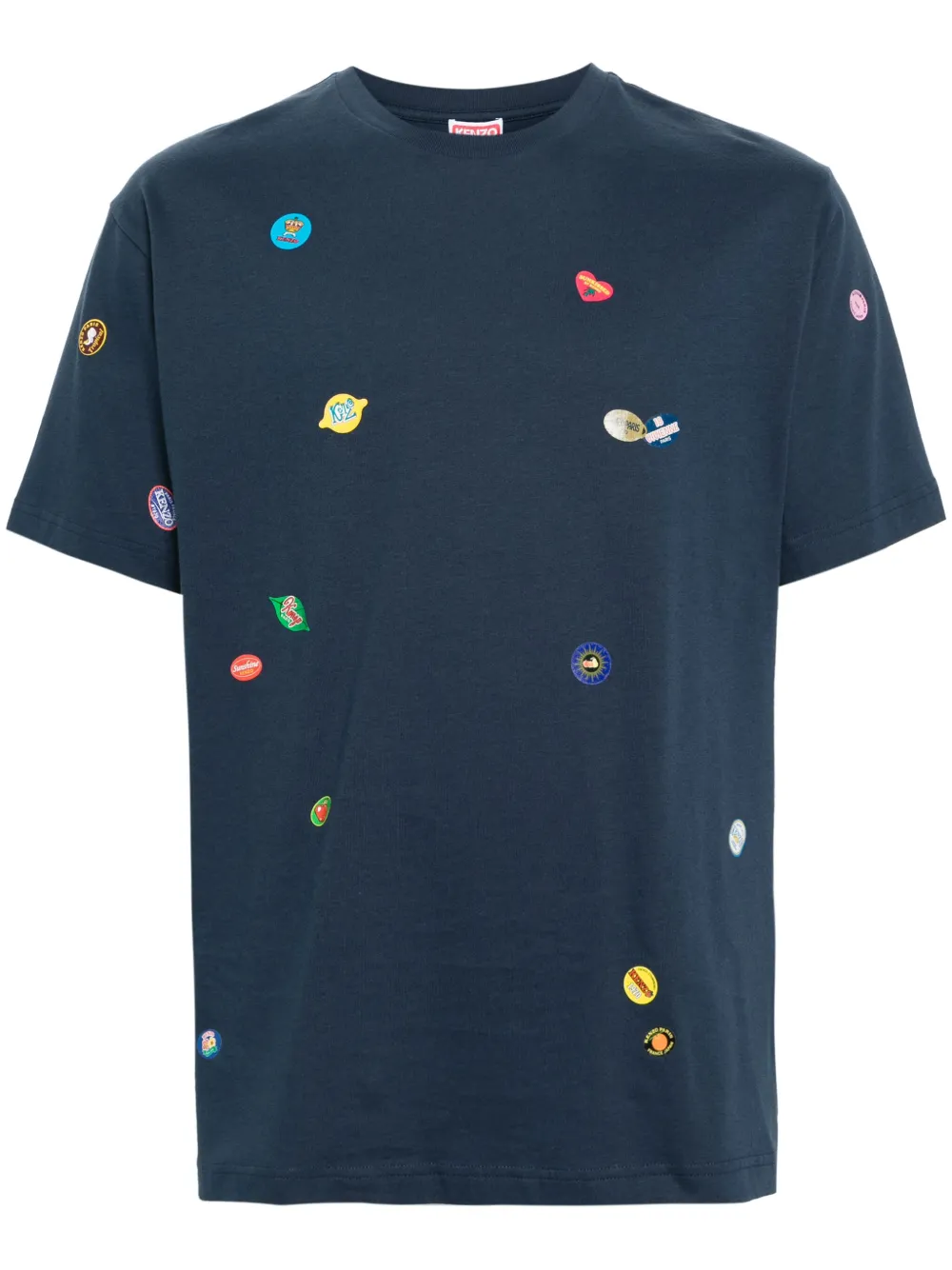 

Футболка Fruit Stickers KENZO, синий