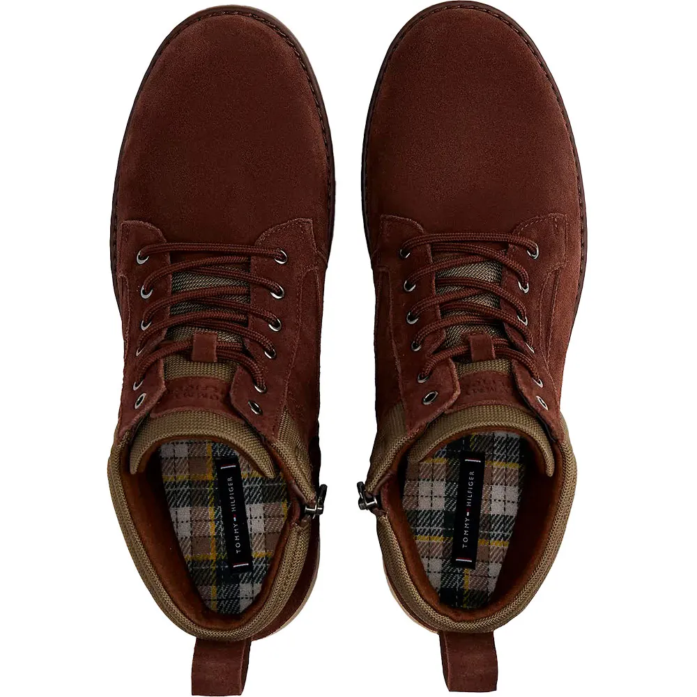 Ботинки Tommy Hilfiger Corporate Suede, коричневый — фото 4