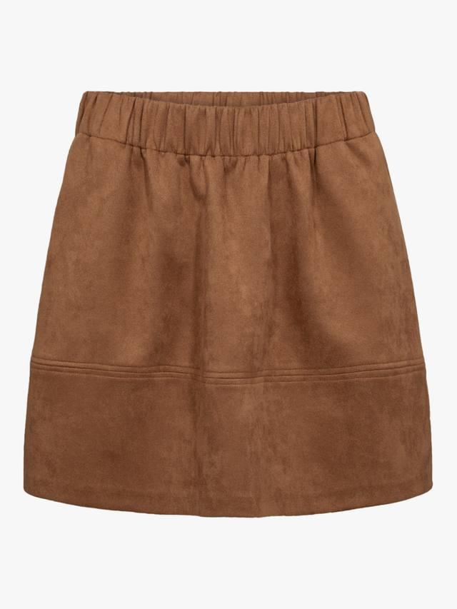 

Мини-юбка Ally из искусственной замши A-VIEW, Camel