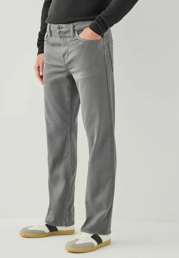 Удобные эластичные джинсы прямого кроя Next, Grey Charcoal