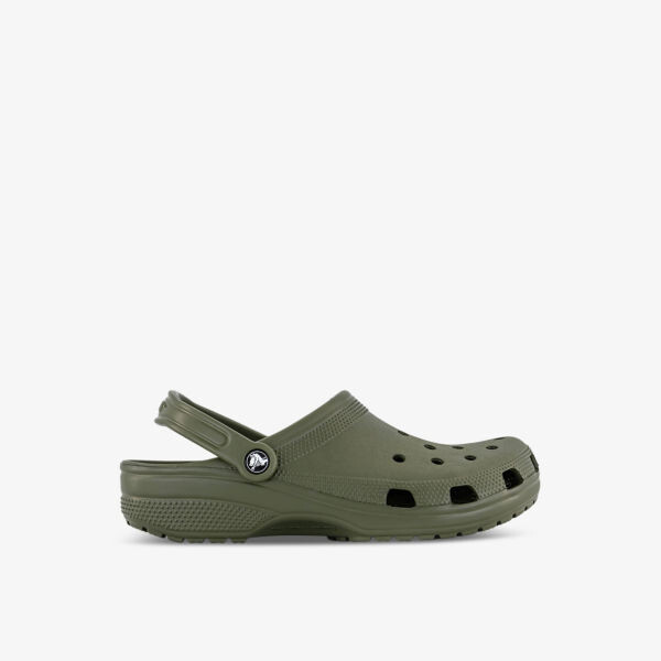 

Классические резиновые сабо с логотипом Crocs, зеленый