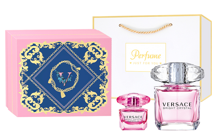 Подарочный набор Versace: туалетная вода Bright Crystal и парфюмерная вода Dylan Blue, 30 мл + 5 мл — фото 2