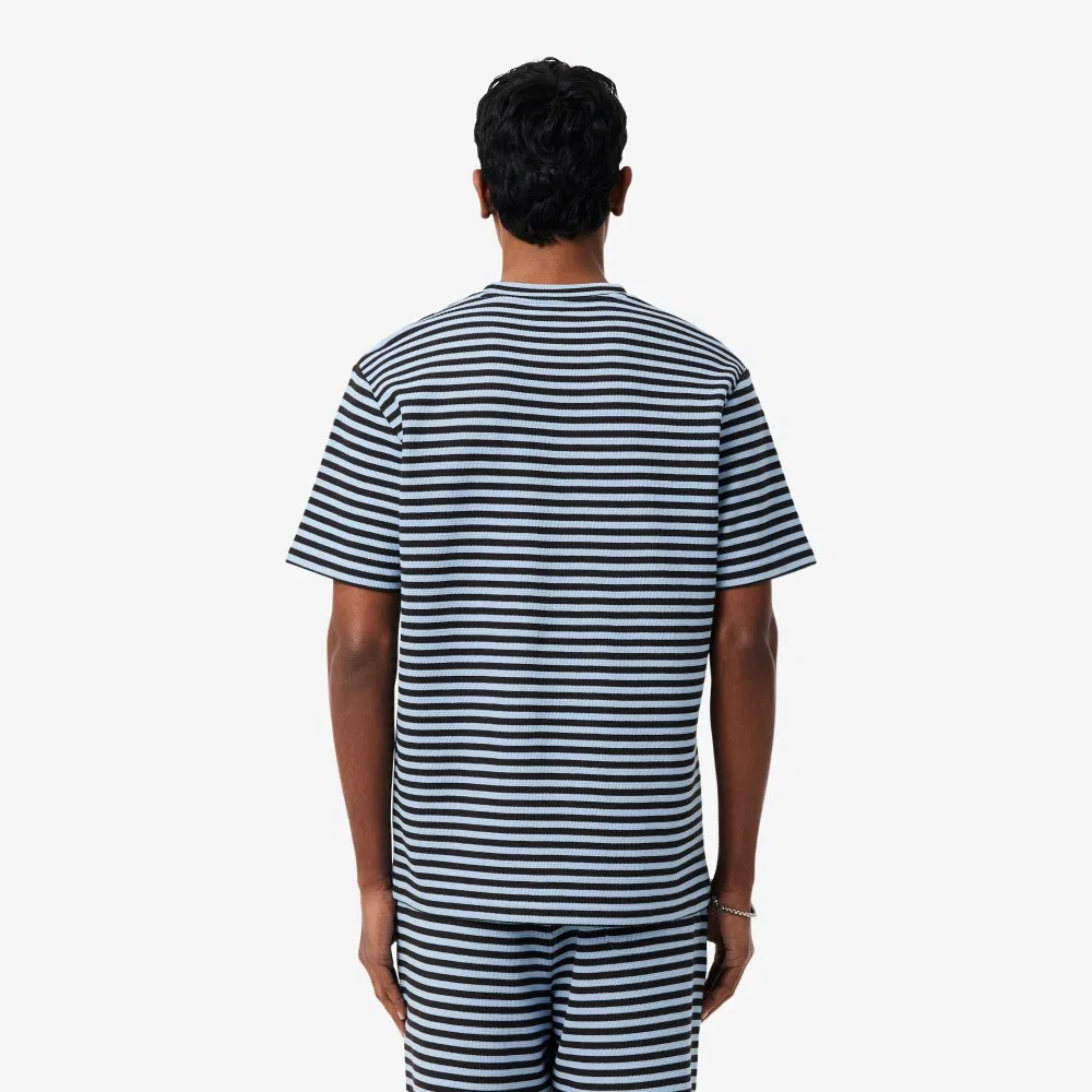 Мужская полосатая футболка Lacoste — фото 3