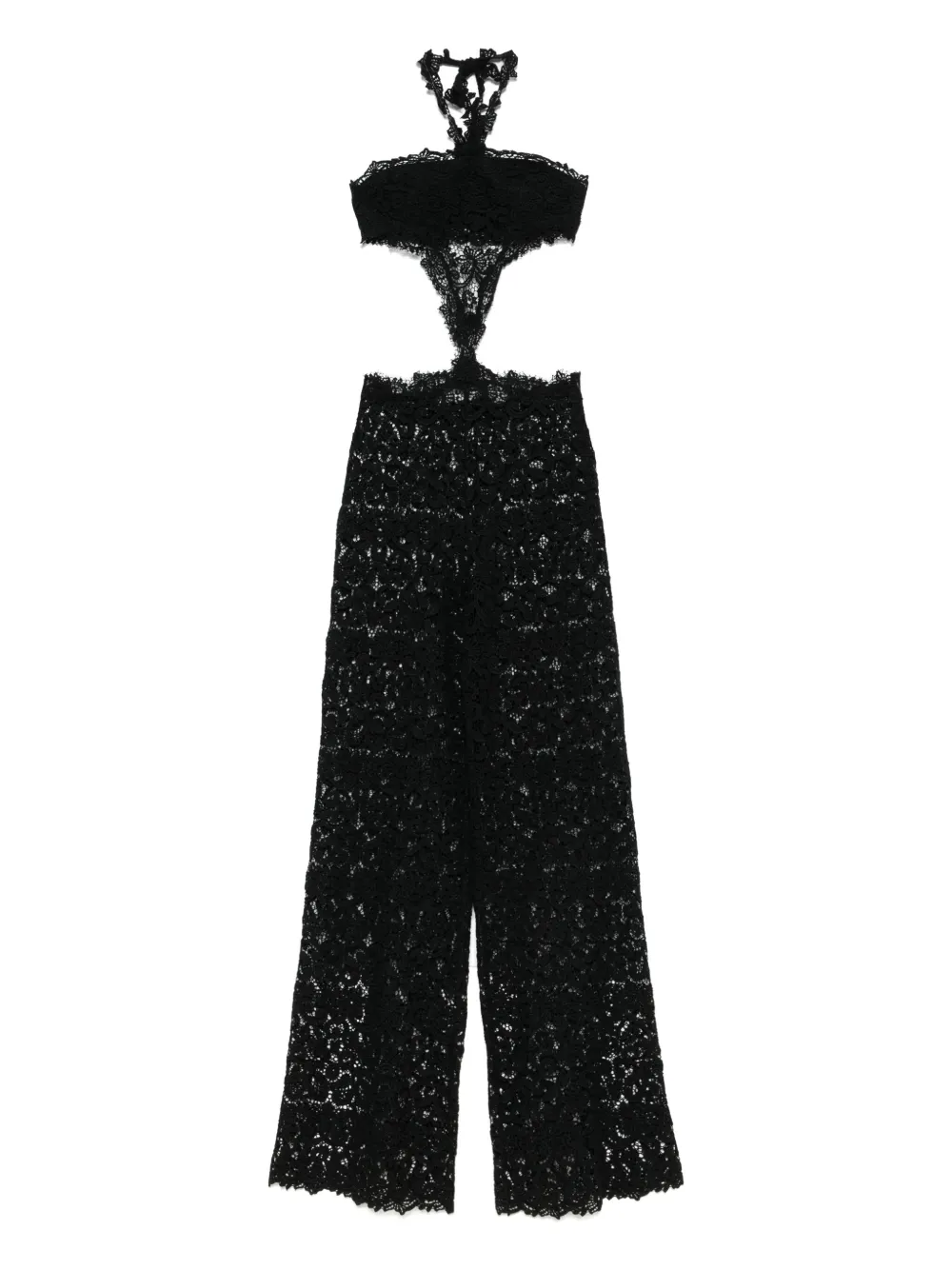 

Кружевной комбинезон Ermanno Scervino, черный