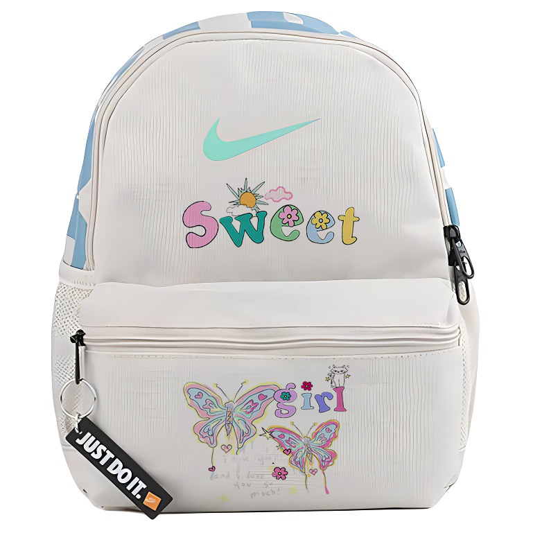 

Nike Тканевый рюкзак женский серо-белый, Multicolor Butterfly